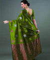 Green Banarasi Silk Saree | Festival & Ceremony Wear