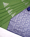 Green Banarasi Silk Saree | Festival & Ceremony Wear