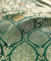 Green Banarasi Silk Saree | Festival & Ceremony Wear