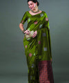 Green Banarasi Silk Saree | Festival & Ceremony Wear