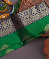 Green Banarasi Silk Saree | Festive & Party Wear