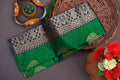 Green Banarasi Silk Saree | Festive & Party Wear