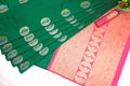 Green Banarasi Silk Saree | Festive & Party Wear