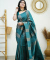 Green Banarasi Silk Saree | Festive & Party Wear