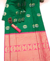 Green Banarasi Silk Saree | Festive & Party Wear