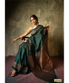 Green Banarasi Silk Saree | Festive & Party Wear
