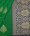Green Banarasi Silk Saree | Festive & Party Wear