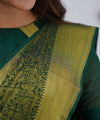 Green Banarasi Silk Saree | Festive & Party Wear