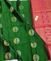 Green Banarasi Silk Saree | Festive & Party Wear