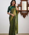 Green Banarasi Silk Saree | Festive & Party Wear