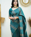 Green Banarasi Silk Saree | Festive & Party Wear