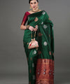Green Banarasi Silk Saree | Traditional Wedding Wear