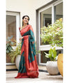 Green Banarasi Silk Saree | Traditional Wedding Wear