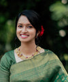 Green Banarasi Silk Saree | Traditional Wedding Wear