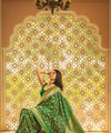Green Banarasi Silk Saree | Traditional Zari Weave