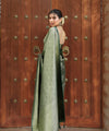 Green Banarasi Silk Saree | Traditional Zari Weave