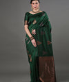 Green Banarasi Silk Saree | Wedding & Festive Wear
