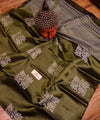 Green Banarasi Silk Saree | Wedding & Festive Wear