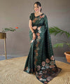 Green Banarasi Silk Saree | Wedding & Festive Wear