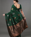 Green Banarasi Silk Saree | Wedding & Festive Wear