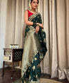 Green Banarasi Silk Saree | Wedding & Festive Wear
