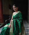 Green Banarasi Silk Saree | Wedding & Festive Wear