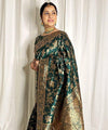 Green Banarasi Silk Saree | Wedding & Reception Wear