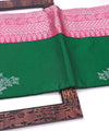 Green Banarasi Silk Saree | Wedding & Reception Wear