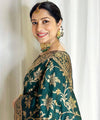 Green Banarasi Silk Saree | Wedding & Reception Wear