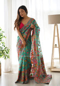 Green Cotton Saree | Daily & Festive Wear
