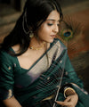 Green Cotton Saree | Daily & Festive Wear