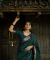 Green Cotton Saree | Daily & Festive Wear