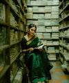 Green Cotton Saree | Daily & Festive Wear
