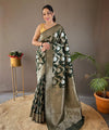 Green Cotton Saree | Everyday Ethnic Wear