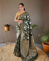 Green Cotton Saree | Everyday Ethnic Wear