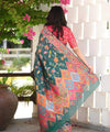 Green Cotton Saree | Traditional Handloom Wear