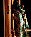 Green Jacquard Silk Saree | Bridal & Festive Wear