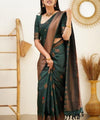 Green Jacquard Silk Saree | Ethnic Wear for Women