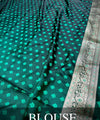 Green Jacquard Silk Saree | Ethnic Wear for Women