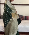 Green Jacquard Silk Saree | Festival & Ceremony Wear