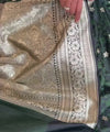 Green Jacquard Silk Saree | Festival & Ceremony Wear