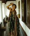 Green Jacquard Silk Saree | Festival & Ceremony Wear