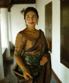 Green Jacquard Silk Saree | Festival & Ceremony Wear