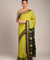 Green Jacquard Silk Saree | Festive & Party Wear