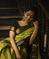Green Jacquard Silk Saree | Festive & Party Wear