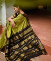 Green Jacquard Silk Saree | Festive & Party Wear