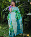 Green Jacquard Silk Saree | Traditional Wedding Wear