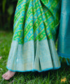 Green Jacquard Silk Saree | Traditional Wedding Wear