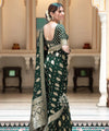 Green Jacquard Silk Saree | Traditional Wedding Wear