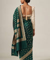 Green Jacquard Silk Saree | Traditional Wedding Wear